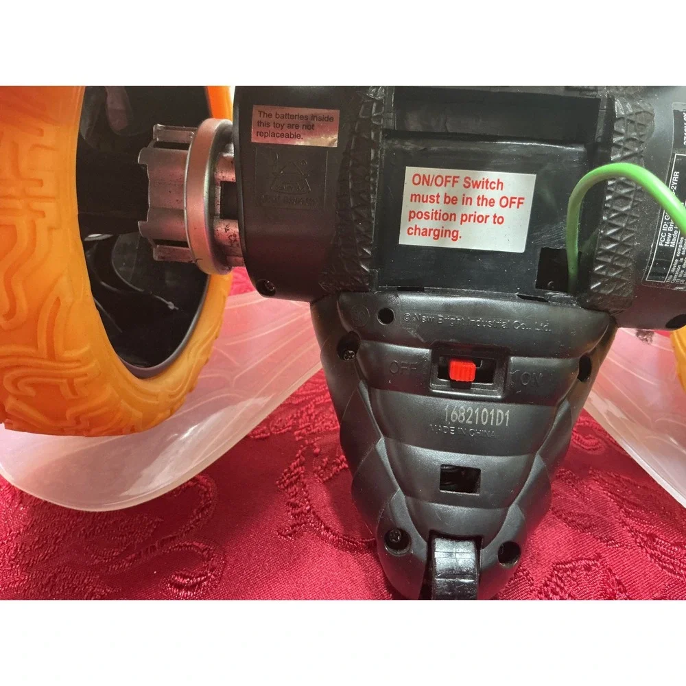 Used Bright Tumble Bee RC Car RechargeableLight Up Toy Yellow Black NoRemote